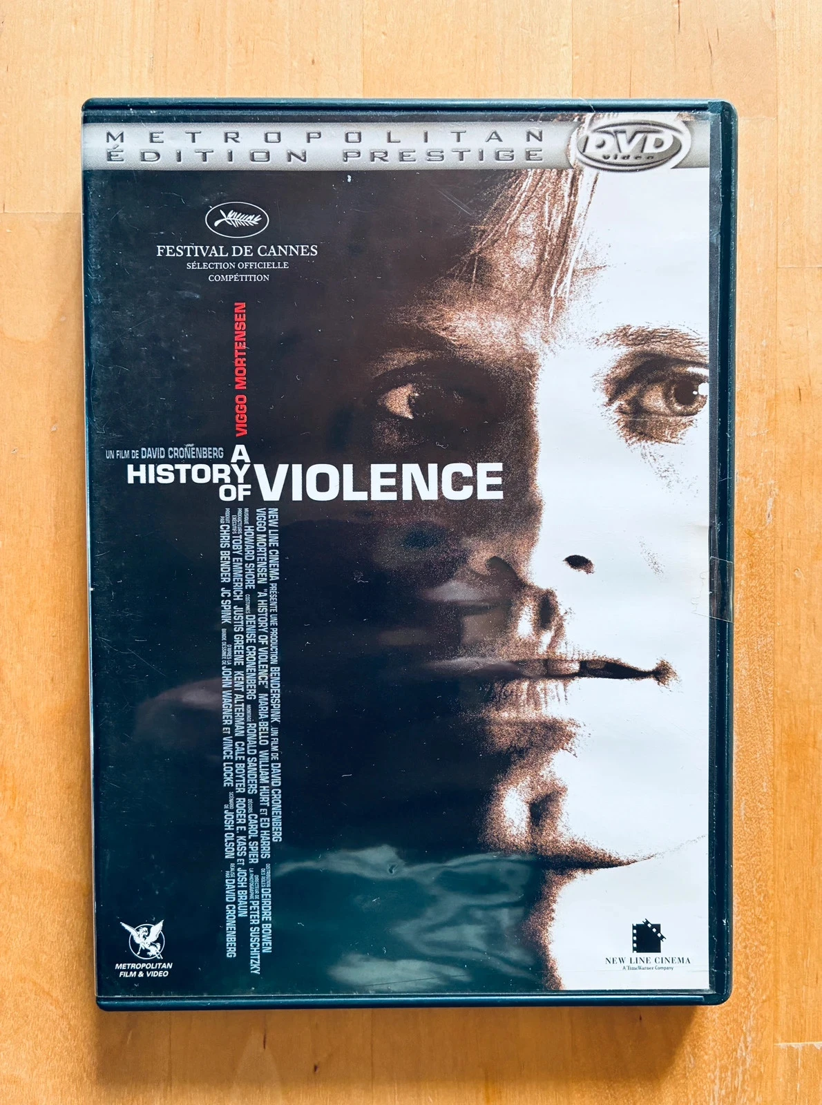 DVD A History of Violence de David Cronenberg.